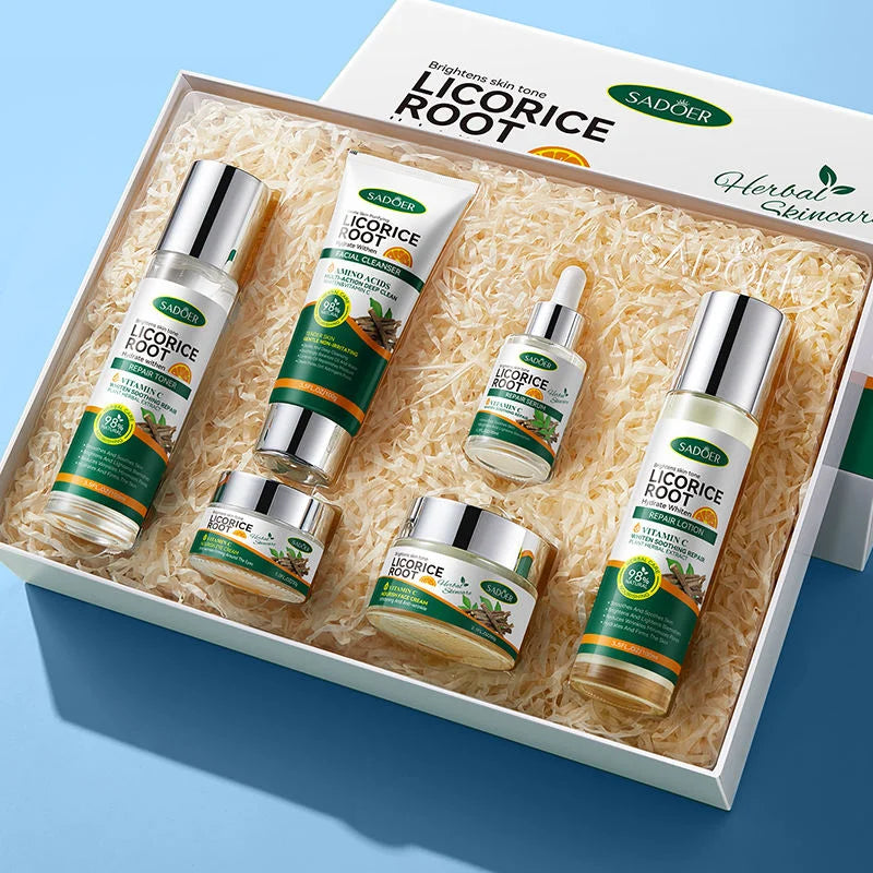 Sadoer - Licorice Root Whitening Skin Care Set 6 pieces (Original)