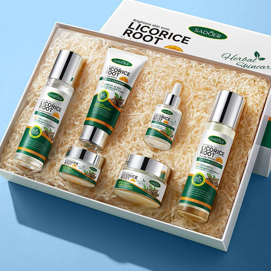 Sadoer - Licorice Root Whitening Skin Care Set 6 pieces (Original)