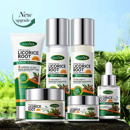 Sadoer - Licorice Root Whitening Skin Care Set 6 pieces (Original)